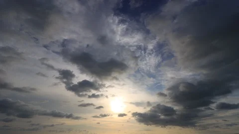 Time lapse video of clouds Stock Footage 118974133