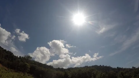 Time lapse video of clouds Video stock 120250743