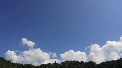 Time lapse video of clouds Stock Footage 120287777