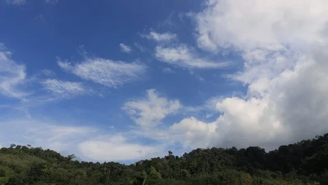 Time lapse video of clouds Stock Footage 120395484