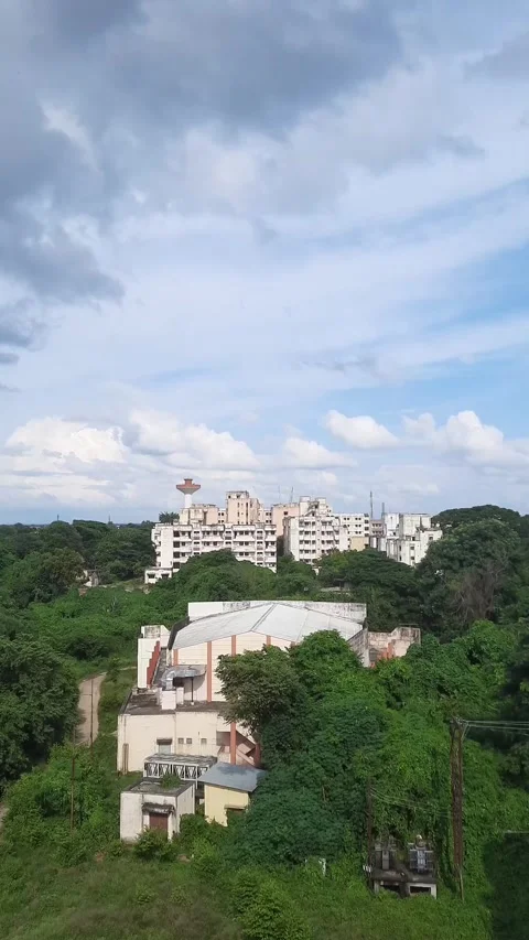 Time Lapse video of clouds over Agartala city Stock Footage 272336058