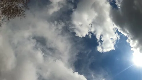 Time-lapse video with clouds in the sky Video stock 171850860