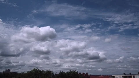 Time lapse video from clouds in the sky Video stock 246870289