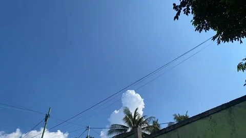 Time lapse video of clouds in the sky Stock Footage 290150687