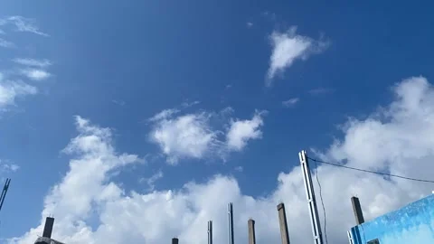 Time lapse video of clouds in the sky Stock Footage 290150691