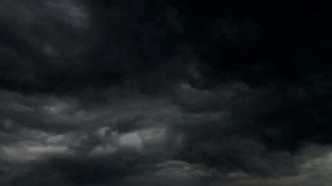 Time lapse video of cloudy sky in stormy weather. Global warming concept TL1 Stock Footage 242943019
