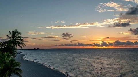 Time lapse video from Cuba Video stock 97444356