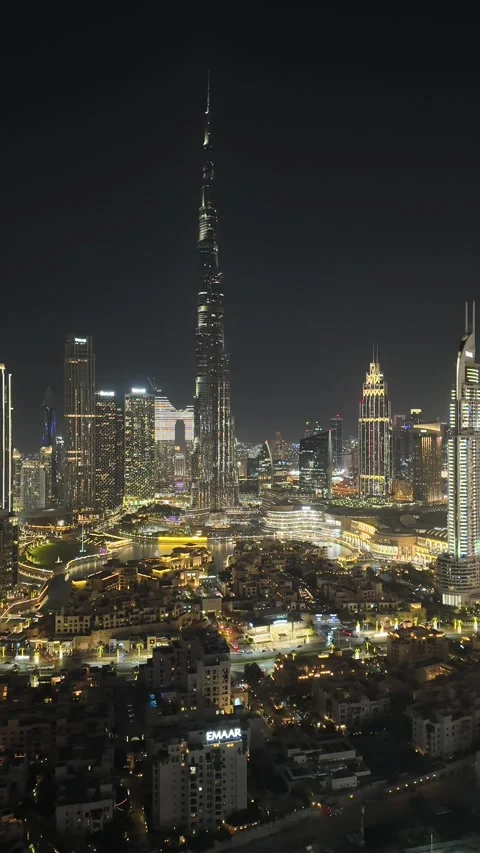 Time Lapse video of Dubai skyline taken on 22-May-2024 from Downtown Dubai, UAE. Stock Footage 338278864