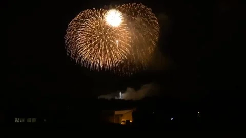 Time lapse video of firework at Diwali night Stock-Footage 217678056