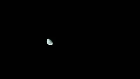Time-Lapse Video of Movement Of The Moon Video stock 170154684