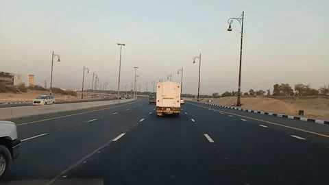 Time lapse video of moving traffic Video stock 154447123