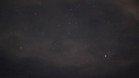 Time Lapse Video Of Night Sky And Clouds Video stock 129820940