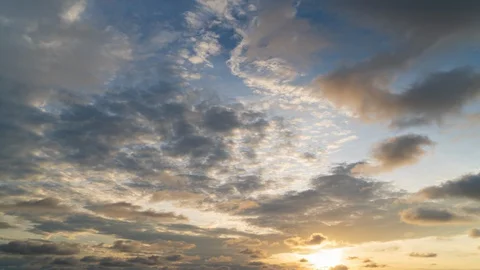 Time lapse video phuket view point amazing Scene of Colorful sunset with Movi Stock Footage 129729539