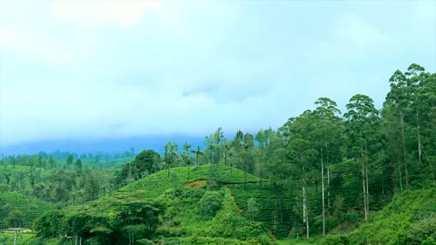 Time-Lapse Video Of Rapid Changes In The Weather Of A Highland Stock Footage 171273409