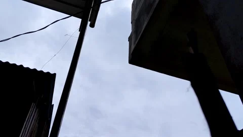 A Time-Lapse video showing a view of a cloudy Stock Footage 304405095