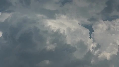 Time Lapse Video of Sky Transformation from Blue to Storm Stock Footage 319611131