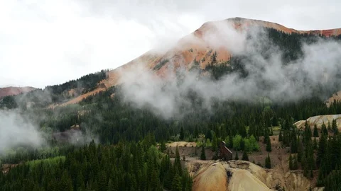 Time lapse video of a storm moving through the San Juan Mountains of Colorado Stock Footage 96709126