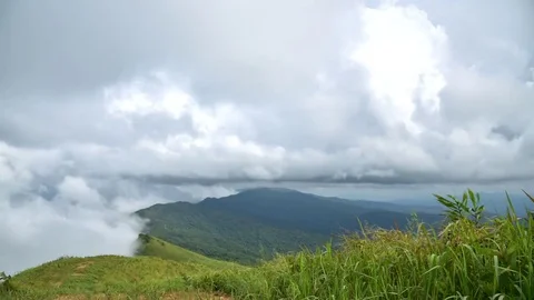 Time lapse video of Suan Ya Luang, Nan Province North of Thailand with moving. Stock Footage 83911309