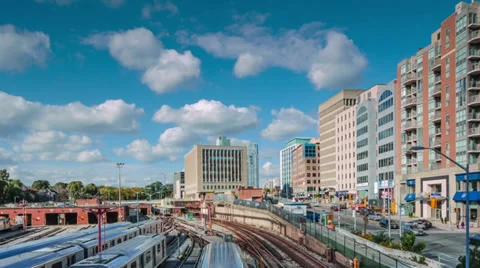 Time-lapse video of the subway terminal Stock Footage 31385757