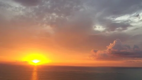 Time lapse video of sunset Stock Footage 118820376