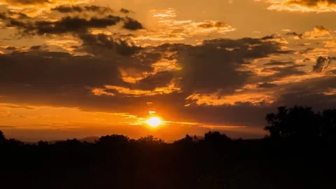 Time Lapse Video Of Sunset View Stock Footage 270026766