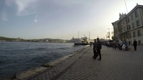 Time lapse video of touristic attraction location in Istanbul Stock Footage 82192161