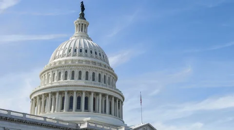 Time lapse video of the US Capitol building in Washington DC. Stock Footage 62270621