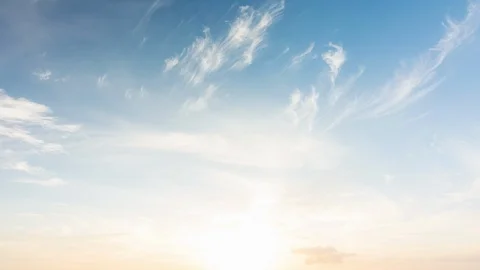 Time lapse video video Scene of Colorful sunset with Moving clouds background Stock Footage 102204576