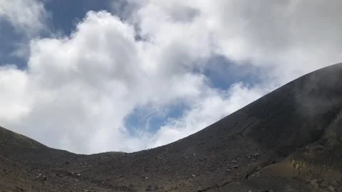 Time lapse video of volcano mountain in ternate indonesia Stock Footage 288268686