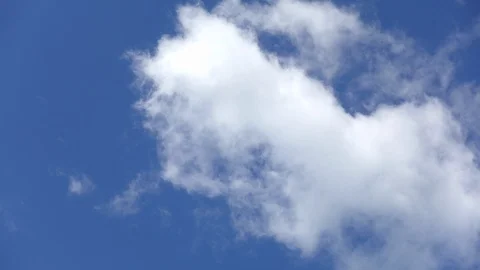 Time lapse Video of white cloud moving on blue sky in the afternoon. Stock-Footage 99210304