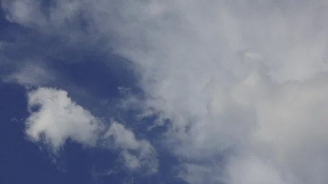 Time lapse Video of white cloud moving on blue sky in the afternoon. Stock-Footage 99615176