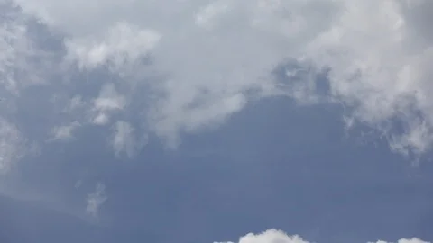 Time lapse Video of white cloud moving on blue sky in the afternoon.	 Stock-Footage 99765473
