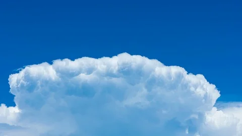 Time lapse Video of white cloud moving on blue sky Stock-Footage 127683518