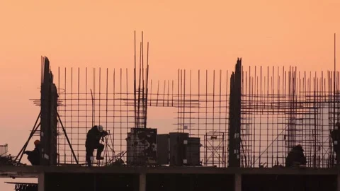 Time-lapse video of the work of a team of installers 库存影片 171305802