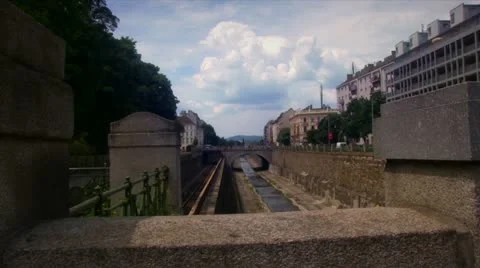 Time lapse Vienna - Subway Stock Footage 22242588