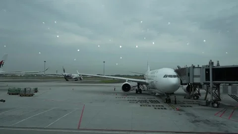 Time lapse view of aircraft checking Stock Footage 263020253