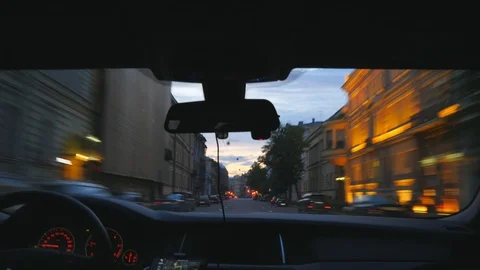 Time Lapse view From Car driving P1155687 Stock Footage 91947984