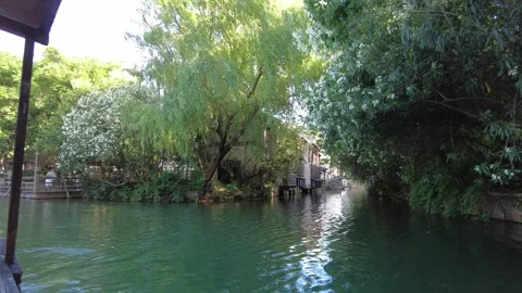 Time Lapse View of Chinese ancient water town Stock Footage 276634462