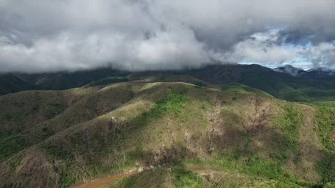 Time lapse view of dramatic storm clouds Stock Footage 338415461