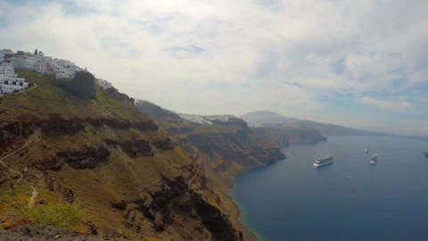 Time-lapse view of landscape of a  city  near sea Stock Footage 100188827