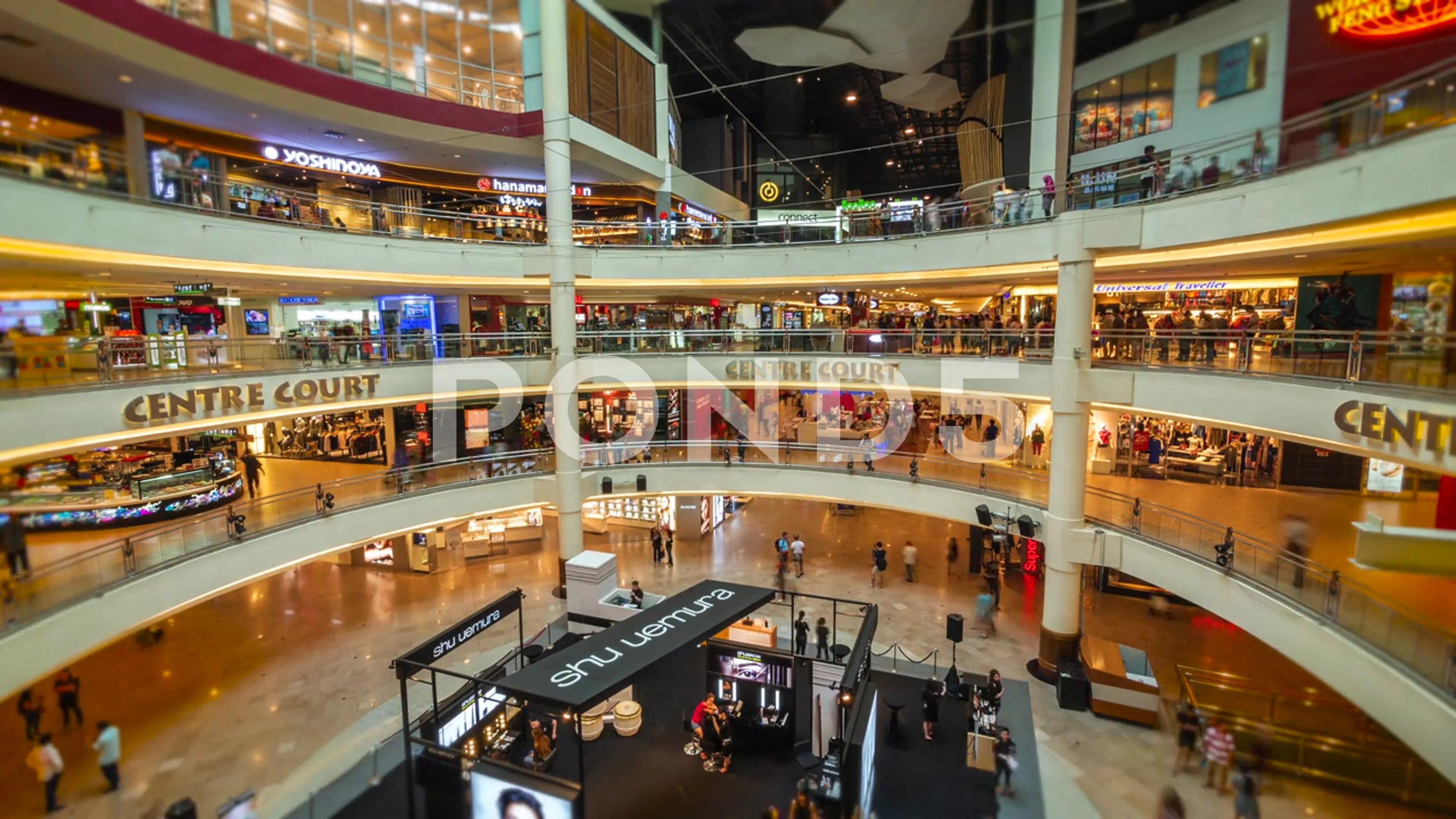 Mid Valley Megamall is a shopping mall l, Stock Video