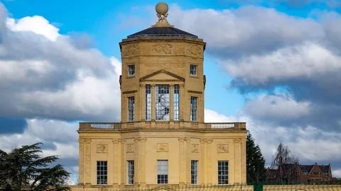 Time lapse view of Radcliffe observatory in Oxford Stock Footage 100667120