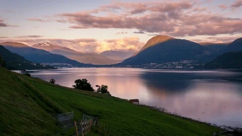 Time-lapse view on rsta in Norway Stock Footage 79813364