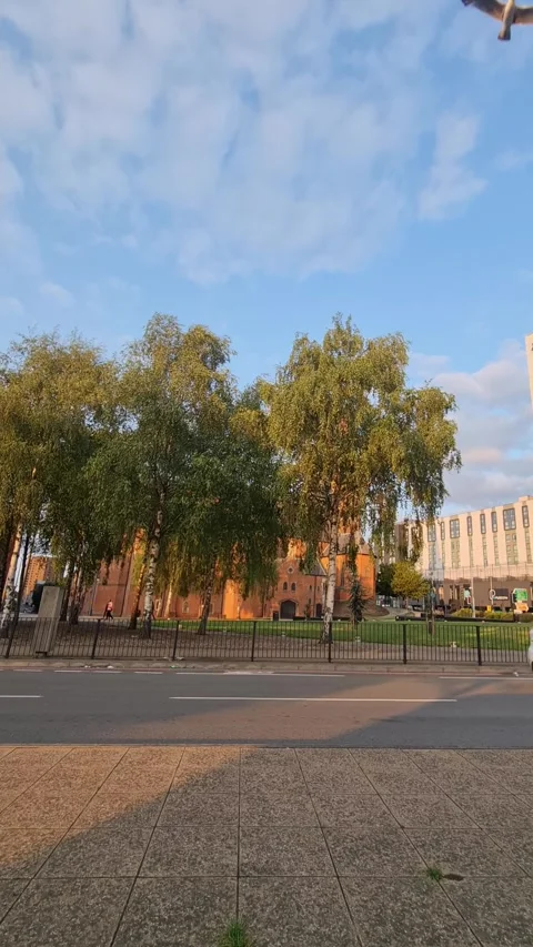 Time Lapse View of Streets of Birmingham City England Stock Footage 314936423