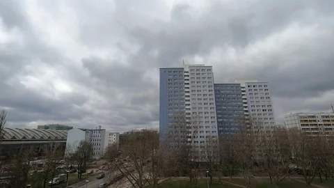 Time-lapse view from a window of days changing to nights Stock Footage 232542835