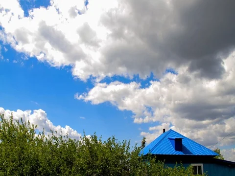 Time Lapse in the village Stock Footage 76472381