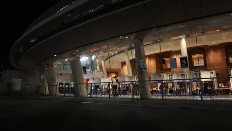 Time lapse of voters casting their ballots in the 2024 general election brooklyn Stock Footage 295523220