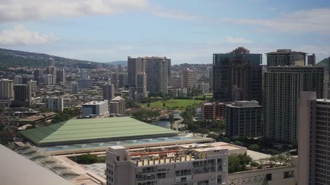Time lapse of waikiki 스톡 동영상 73273867