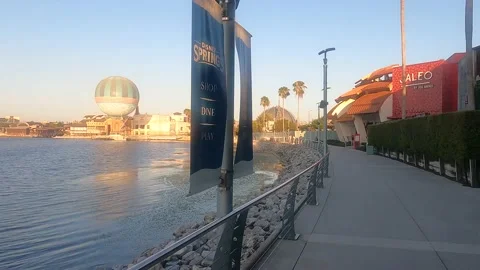 Time lapse of walk outside by the lake Stock Footage 156554853