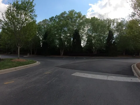 Time lapse walking around parking lot Stock Footage 106944173